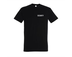 Security T-shirt - T-shirt zwart korte mouw - Maat M
