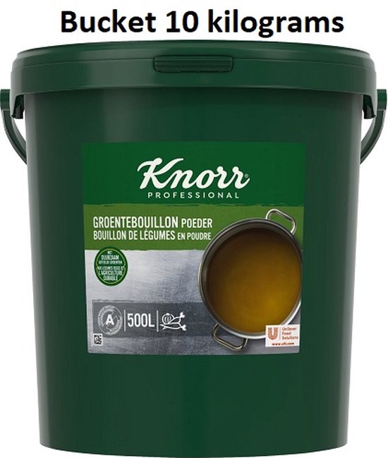 Knorr Professional Vegetable stock powder Bucket 10 kilograms bol