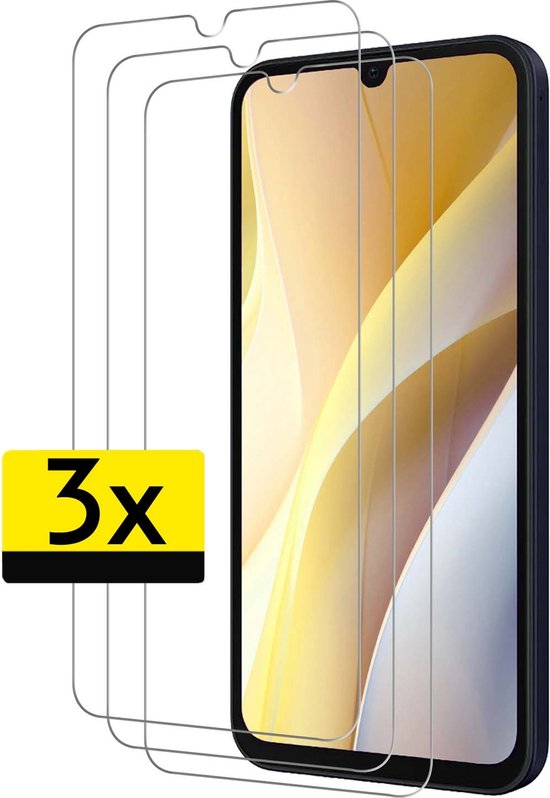 Protecteur d'écran adapté pour Samsung A15 Film de protection d'écran en Glas trempé - Protecteur d'écran adapté pour Samsung Galaxy A15 Film de protection d'écran en Glas - 3 pièces