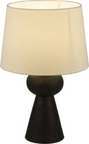 Lumidora Tafellamp 74813 - VIVIAN - E27 - Zwart - Wit - Kunststof - ⌀ 30.5 cm