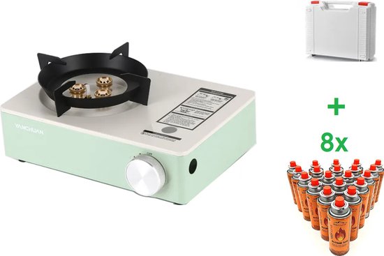 SMH LINE® Dubbele Camping kooktoestel - 2 Pits - 2x 2500W - Draagbaar