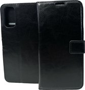 Portemonnee Book Case Hoesje Geschikt voor: Oppo Reno 4 Pro 5G - zwart