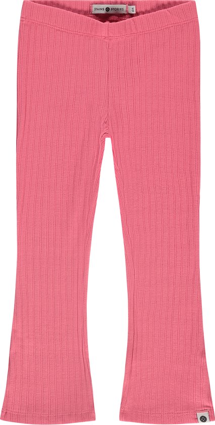 Stains and Stories girls rib pants flared Meisjes Broek