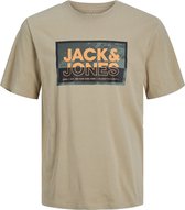 JACK&JONES JCOLOGAN TEE SS CREW NECK SS24 LN Heren T-shirt - Maat S