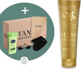 Devoted Creations ® H.I.M. Billionaire -Zonnebankcreme - Zonnebankcremes - Zonnebank creme - Met Bronzer - Incl. Exclusieve Tan Obsession Giftbox - 250 ML