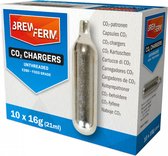 Brewferm® CO2 patronen - 16 g - voordeelverpakking - 10 stuks - luchtpatroon