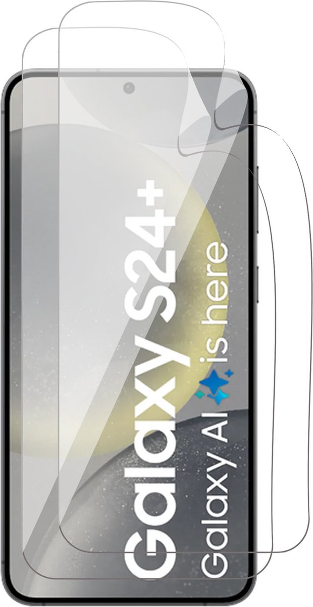 Screenprotector geschikt voor Samsung Galaxy S24 Plus - 2x FlexGuard Screen Protector