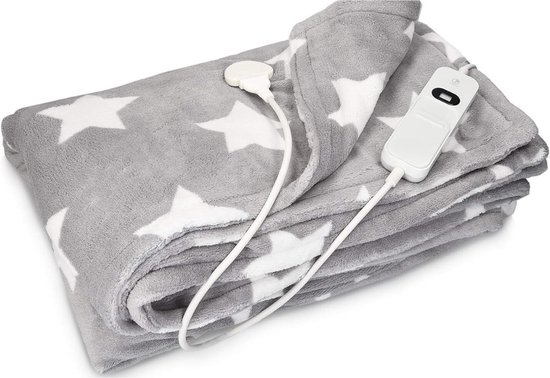 Elektrische deken - Verwamingsdeken - Infrarood - 3 Temperatuurstanden - Wasbaar - Digitaal Display