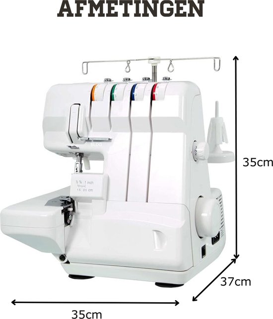 VBZ Lockmachine – Overlock Naaimachine – Naaimachine met verstelbare steeklengte