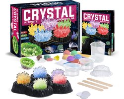 foto van scheikunde experimenteerset - wetenschap speelgoed experimenteren - experimenten voor kinderen - experimenteerdozen - kristalen kweken - crystal growing - T2471G