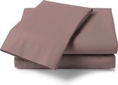 Laken Heckettlane Elementi - Lits jumeaux - Satin de coton - 270x290cm - Rose