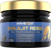 Infiniboost® Premium Himalaya Shilajit Resin 50 gram + Maatschepje - 100% pure Shilajit - Krachtige Shilajit Complex - Testosterone booster - Stamina - Gezondheidsupplement