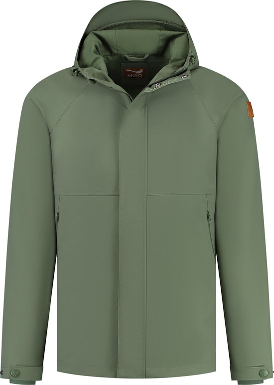MGO Sid - Waterdichte jas heren - Regen jacket mannen - Groen - Maat XL