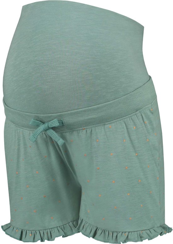 Prénatal zwangerschapspyjama short - Zwangerschapskleding - Dark Greenshade - Maat XXL