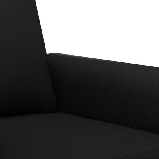 Fauteuil 60 cm kunstleer zwart kopen