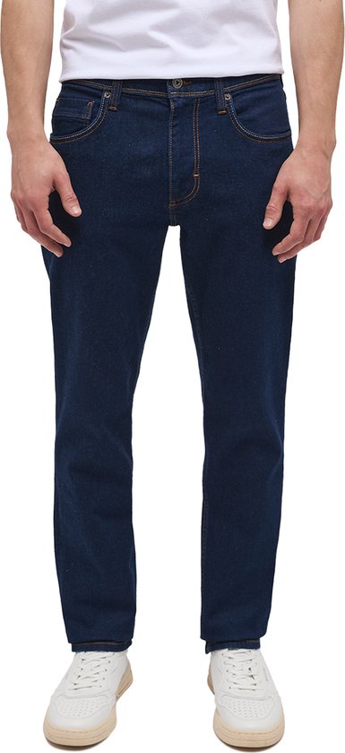 Mustang Heren Jeans Broeken WASHINGTON STRAIGHT regular/straight Fit Blauw Volwassenen