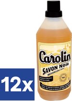 Carolin Savon Noir Vloerreiniger (Voordeelverpakking) - 12 x 1 l