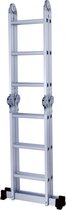 Herzberg HG-5002: Multi-Orientation Aluminum Folding Ladder
