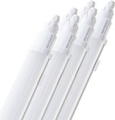 HOFTRONIC - Q-series – 6-pack LED TL armaturen 150cm – IP65 – 48W 5760lm – 120lm/W – 6500K daglicht wit – koppelbaar