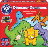 Orchard Toys - Dinosaur Domino's - Mini Game - Dino kleur- en koppelspel - voor thuis en onderweg - vanaf 3 jaar