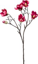 Emerald Kunstbloem Magnolia tak - 65 cm - dieproze - Kunst zijdebloemen