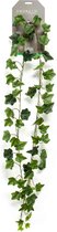 Emerald kunstplant/hangplant slinger - Klimop/hedera - groen - 180 cm lang - planten guirlandes