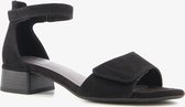 Softline dames sandalen met lage hak - Zwart - Maat 37