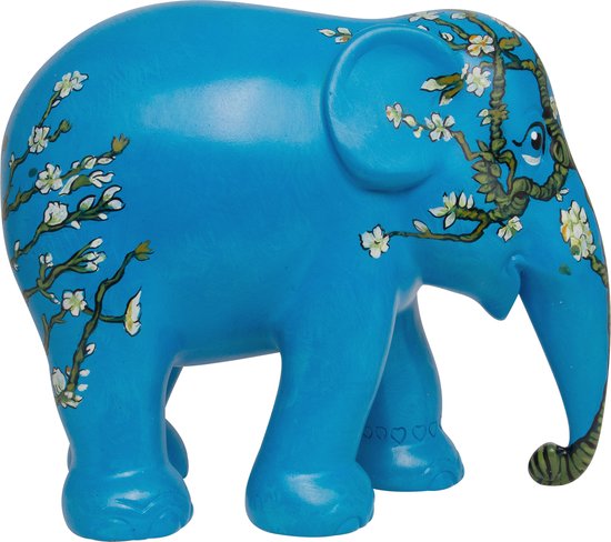Elephant Parade - Twisted Almond Blossom - Handgemaakt Olifanten Beeldje - 10cm