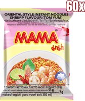 Mama - Instant Noedels Garnalen (Tom Yum) - 60 zakjes - Megabundel