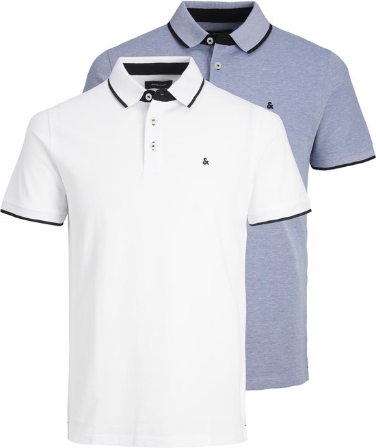 Foto: Jack jones jjepaulos polo ss 2pk mp noos heren poloshirt maat s