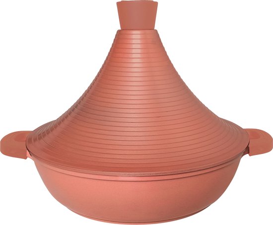 Cheffinger Tajine - Luxe Aluminium Tajine inductie - Ø32cm - Rosé Goud