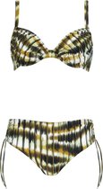 Sunflair - Bikini - Zwart/Oker gevlamd - 44D