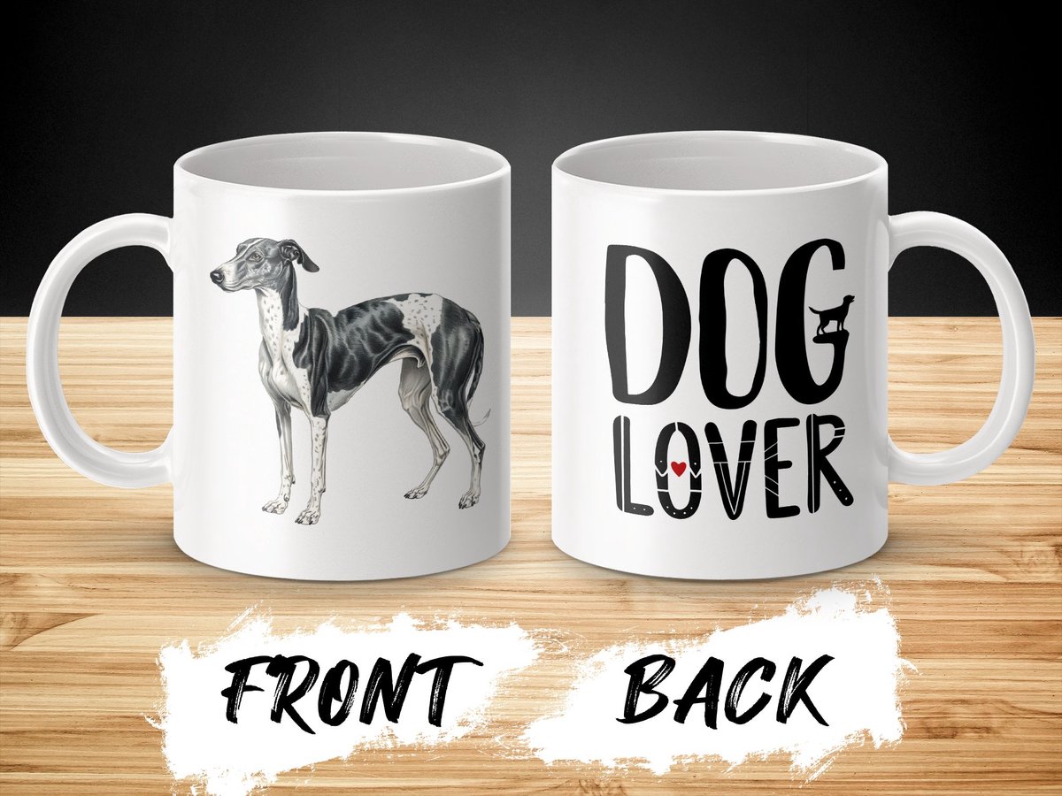 Mok Greyhound dog - hond / dog lover