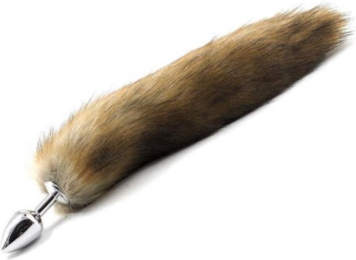 Goedkoopste 2 stuks Fluffy Fox Tail Butt Plug - Sexspeeltjes - Vossen staartje - Slaapkamer Spannend - Partner Kinky - van Heble®