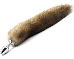 *** 2 stuks Fluffy Fox Tail Butt Plug - Sexspeeltjes - Vossen staartje - Slaapkamer Spannend - Partner Kinky - van Heble® ***