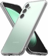 Geschikt voor Samsung Galaxy S23 FE - Back Cover Matte Hoesje - Transparant