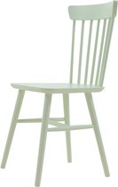 Chaise de bar Nordiq Pippa - Chaise de salle à manger - Bois - Vert clair