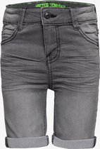 Unsigned jongens denim short grijs - Maat 104