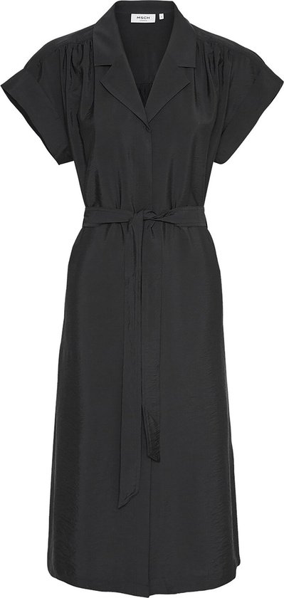 MSCH Copenhagen Mschginara Benina Ss Dress Jurken Dames - Kleedje - Rok - Jurk - Zwart - Maat XS