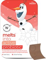 Wellbeing2day for kids - Disney Frozen Probiotic - smeltblaadjes - melst - smelts - Snel oplossende orale dunne strips - 100% plantaardig - Verbetert de spijsvertering - Verhoogt de eetlust en stofwisseling - Verbetert immuniteit - smelt vitamine -