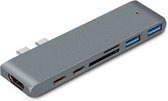 USB-C Hub geschikt voor MacBook Pro/Air - HDMI - Thunderbolt - 7 in 1