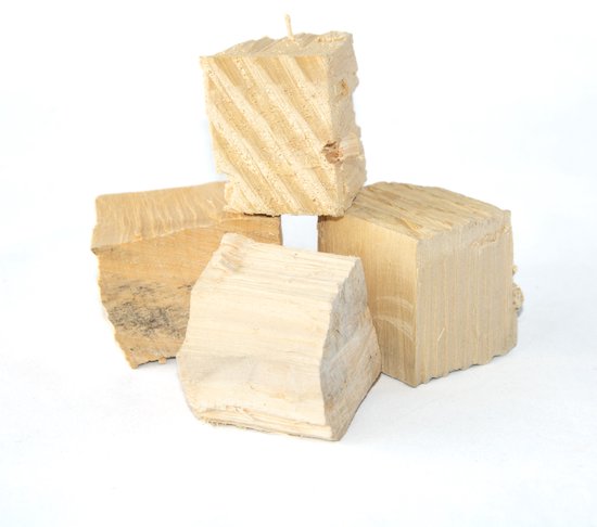 Foto: Esdoorn chunks 1 5 kg maple chunks onbehandeld rookhout