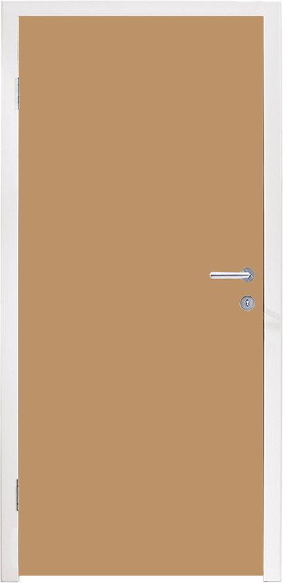 Sticker de porte Terre cuite - Lumière - Palette - 95x235 cm - Poster de porte