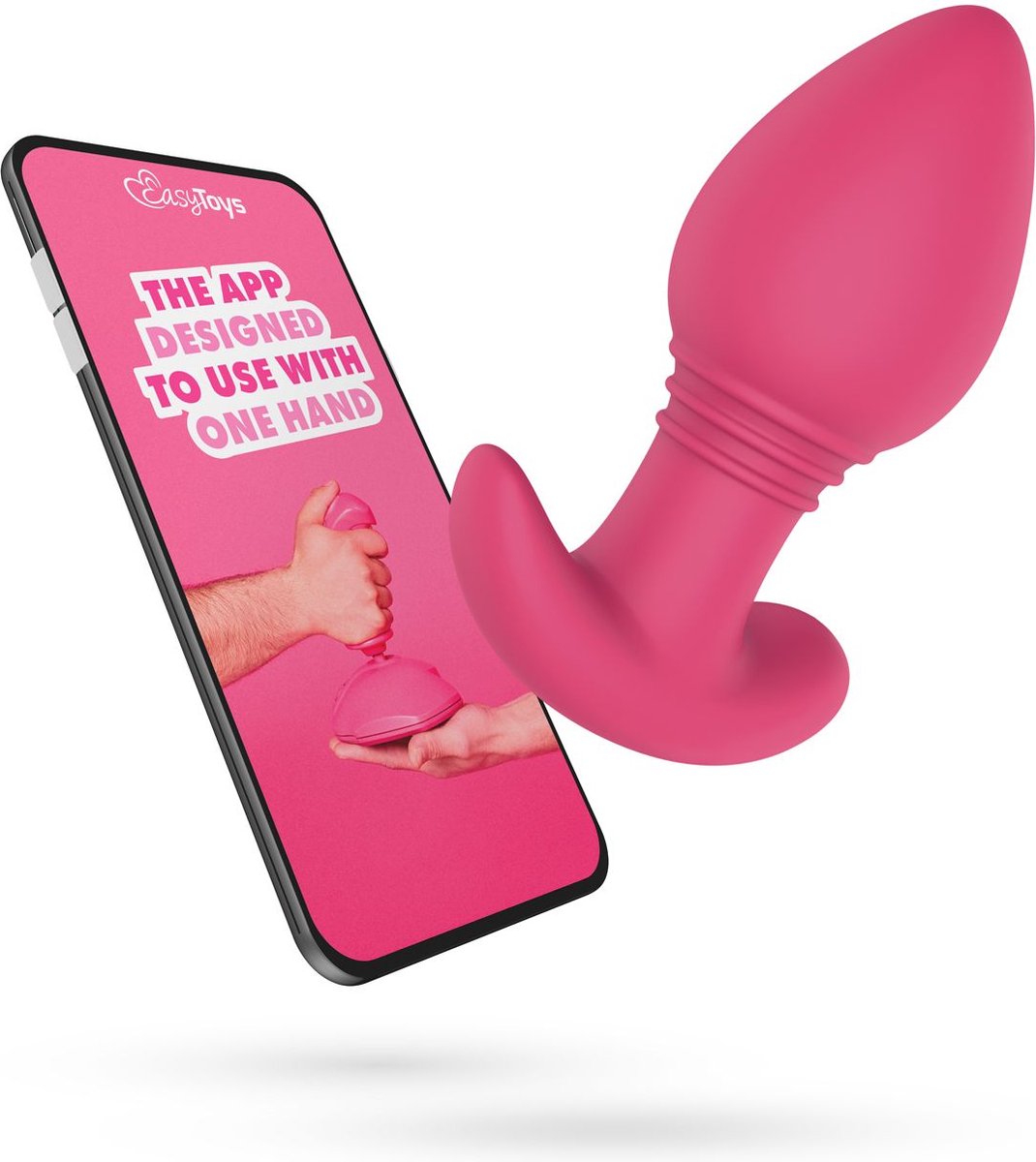 Goedkoopste EasyConnect - EasyToys - Vibrerende Buttplug Axel via App - Koppel Vibrator - Buttplugs - Sex Toys voor Vrouwen - Vibrators voor Vrouwen - Sex Toys voor Mannen - Sex Toys - Vibrator - Vibrator voor Koppels - Roze