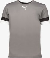 Puma Teamrise Shirt Korte Mouw Heren - Grijs | Maat: XL