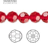 Swarovski Elements, 12 stuks Swarovski ronde kralen, 10mm, light siam, (5000)