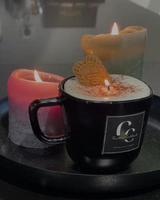 I Love You - Soja Was Geurkaars - Witte Roos - Kaarsglas Mat Zwart Vanille Geur 250 Gram 50 Branduren Geurkaars Kaars Kaars Met Tekst Soja Was Soy Wax Handgemaakt Cadeau Vanilla Geschenk Duurzaam