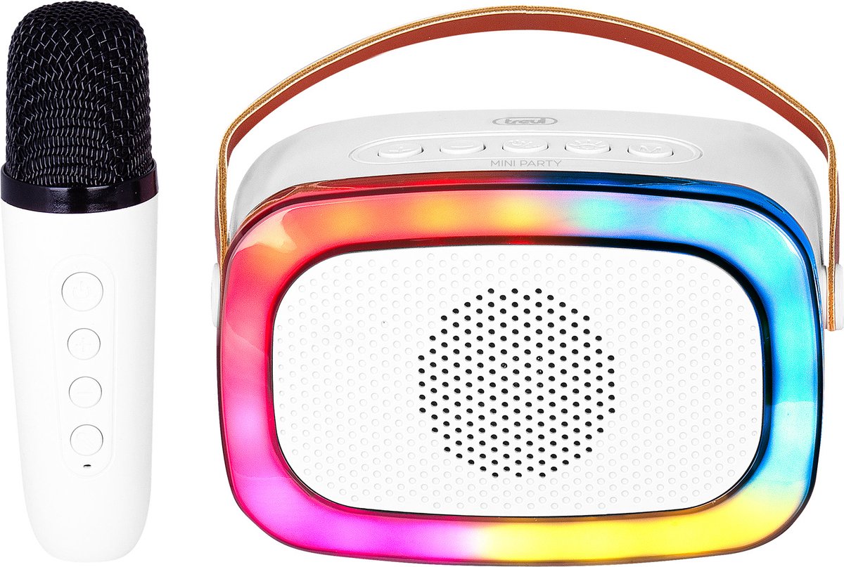 Trevi Xr8a01 Wit Mini Karaoke Speaker