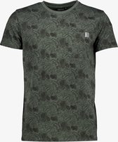 Unsigned heren T-shirt groen met print - Maat XL