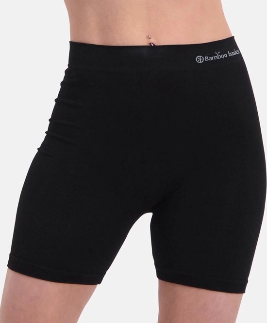 Bamboo Basics Biker Short Dames Naadloos Suze - Tan Korte Legging Dames - Maat XL - Bamboe Bikershort Dames - Lange Onderbroek Dames — afbeelding 3